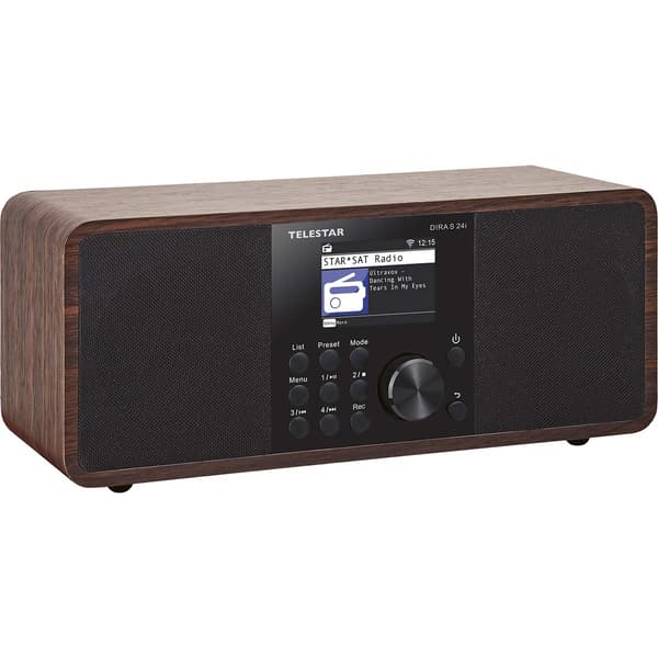 TELESTAR DIRA S 24i Multifunksjonell stereoradio DAB+ / FM / Internett / Bluetooth Wood