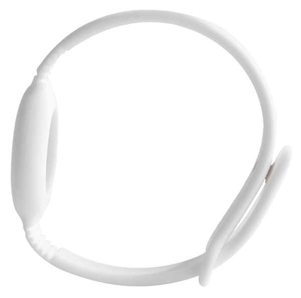 DELTACO Apple AirTag, silikonearmbånd, hvid