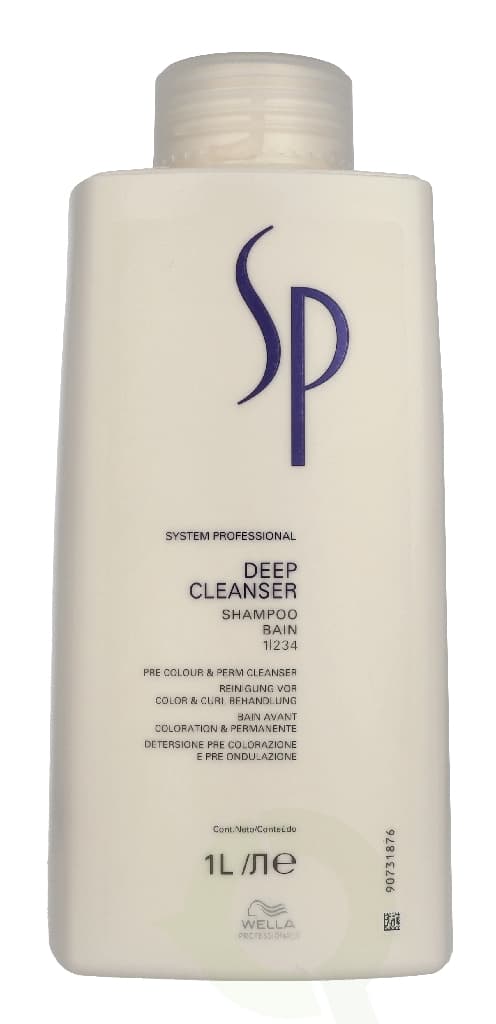 Wella SP - Deep Cleanser Shampoo 1000 ml Pre Colour & Perm Cleanser