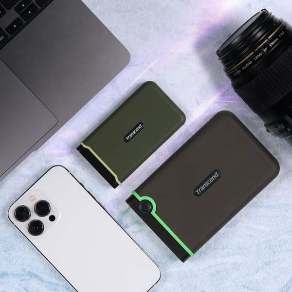 Transcend Bærbar SSD ESD380C USB-C 2 TB (R/W 2000 MB/s)
