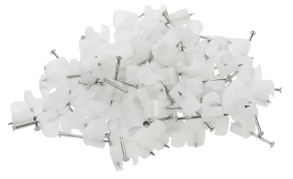 Nordic Quality Kabelklipps 5-7mm, Neutral, 100 st