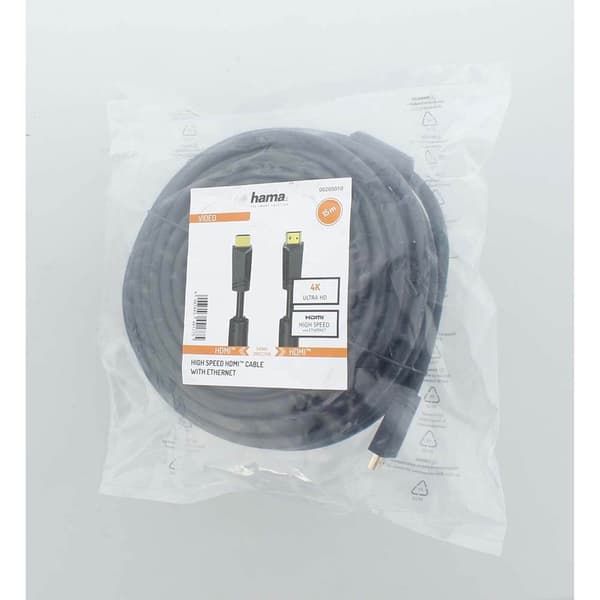 Hama HDMI Kabel  High Speed 4K 18 Gbit/s 15.0m Guld