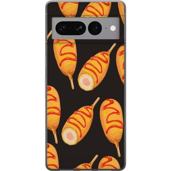 Mobilcover til Google Pixel 7 Pro med Kyllingedrumstick motiv