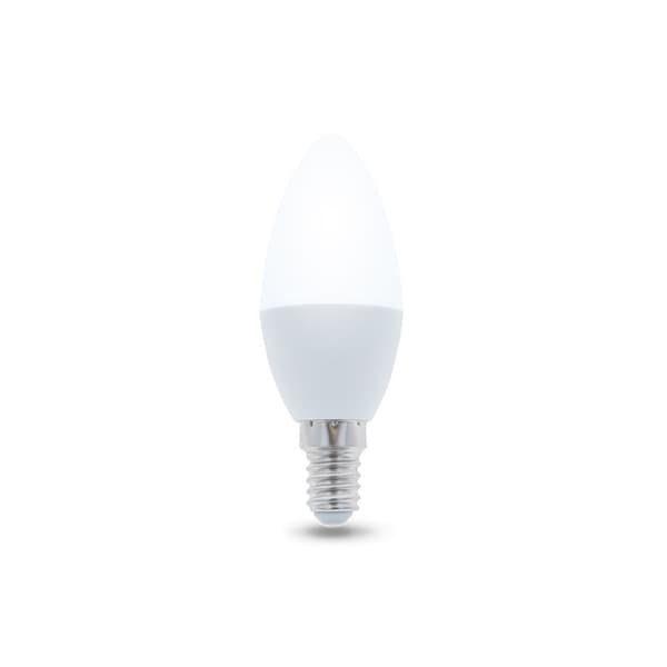 LED-lampe E14, C37, 3W, 230V, 4500K, Hvid neutral