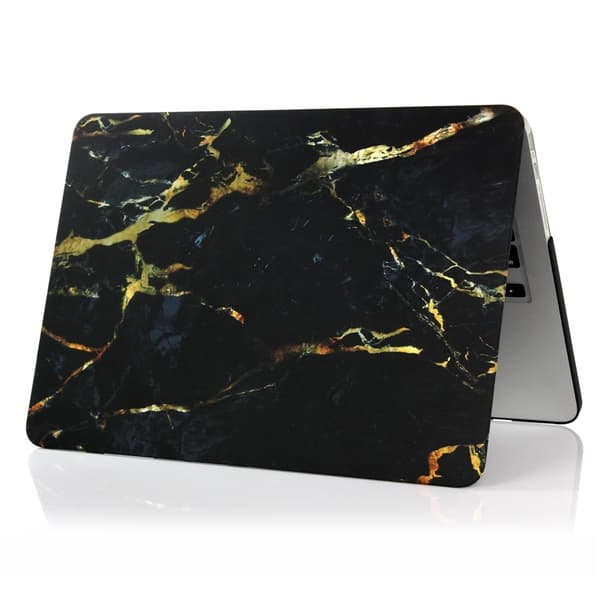Etui i hård plast til MacBook Pro 15,4" A1707/A1990, Marmor (Sort)