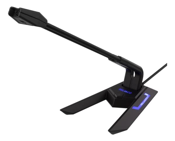 DELTACO USB Desktop Microphone, frequency range, 100Hz - 1kHz, sensiti