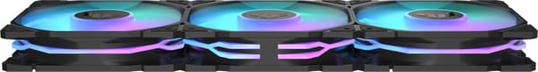 ASUS TUF Gaming TR 120 ARGB Reverse PWM-blæser, 120 mm, sort, 3-pak