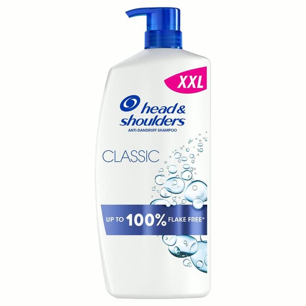 Head & Shoulders Classic Clean Schampo mot mjäll, 800ml Pump