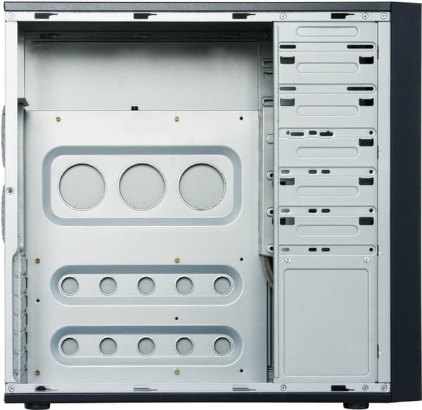 Chieftec Mesh Series chassi, miditower uden PSU, 2x5,25"-pladser og 4x