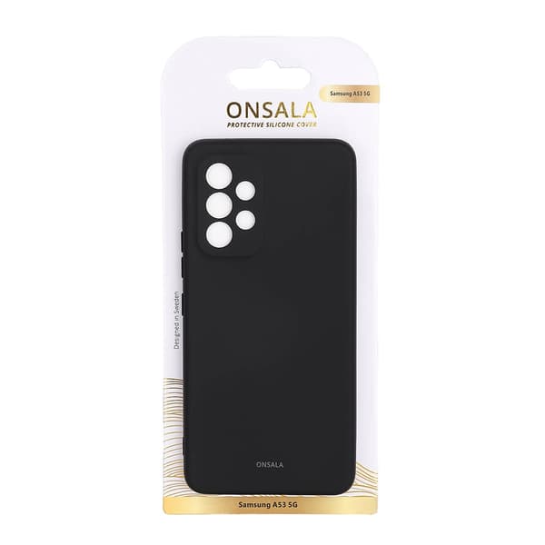 Onsala Mobilskal Silikon Black - Samsung A53