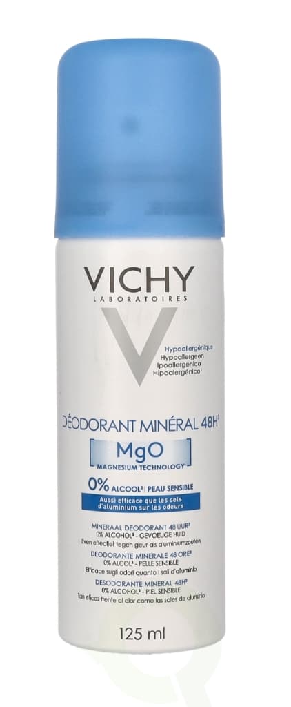 Vichy 48H Mineral MgO Deodorant Spray 125 ml