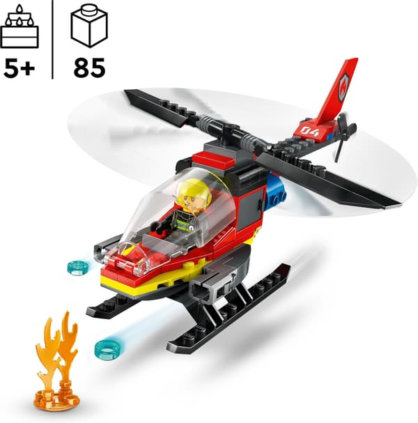 LEGO City Fire 60411  - Fire Rescue Helicopter