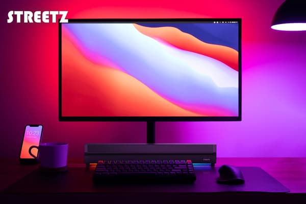 Streetz SB100 Bluetooth-lydplanke, RGB-lys, micro SD-spor