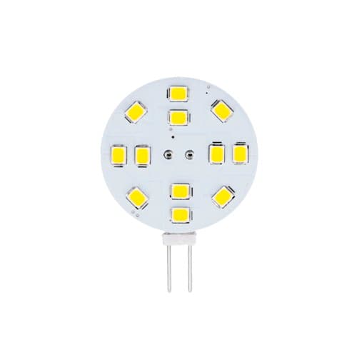 Forever Light LED-lampe G4, rund, 2W, 12V, 6000k, 180lm