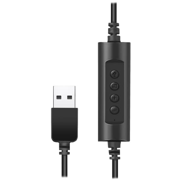 LogiLink Gamingheadset USB Svart/Röd