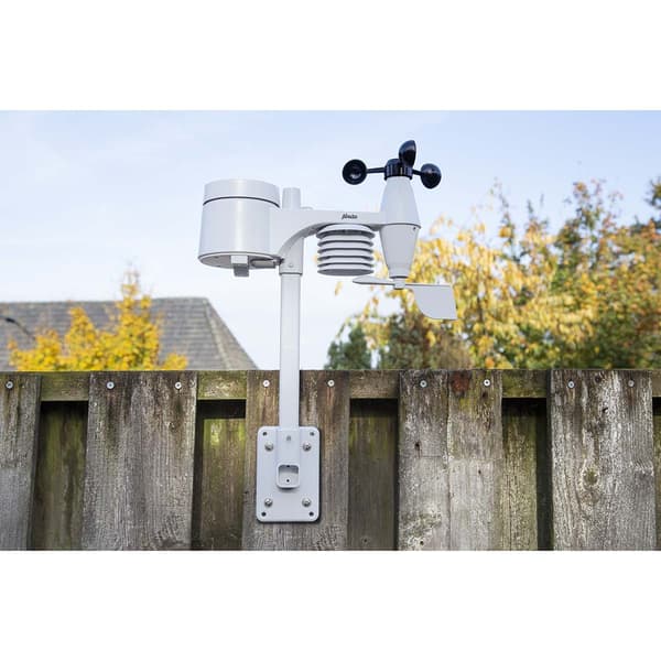 Alecto Profesjonell værstasjon med trådløs sensor hvit