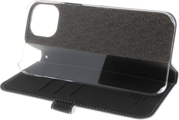 Insmat Exclusive Flip Case plånboksfodral, iPhone 15, vit