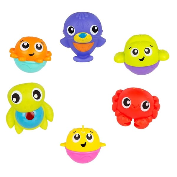 Playgo Playgro – 6 badevenner i netpose (10189097)