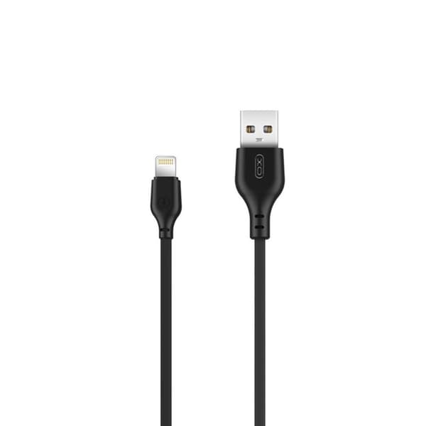 Xo NB103 USB - Lightning-kaapeli (2.1A) 1m, musta