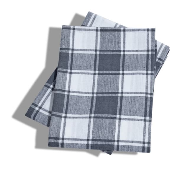 Queen Anne Kökshandduk 2-Pack Mörkgrå 45x65cm