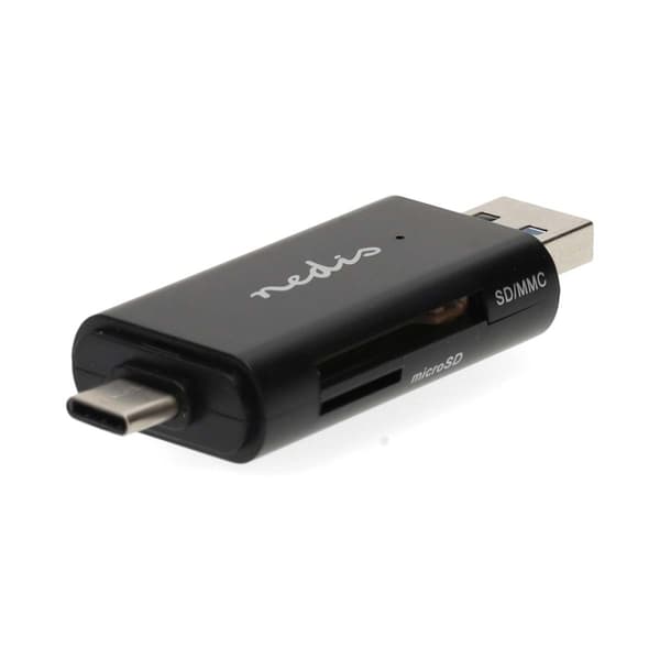 Nedis Kortlæser | microSD (TF) / microSDHC (TF) / microSDXC (TF) / SD / SDHC / SDXC | USB 3.2 Gen1