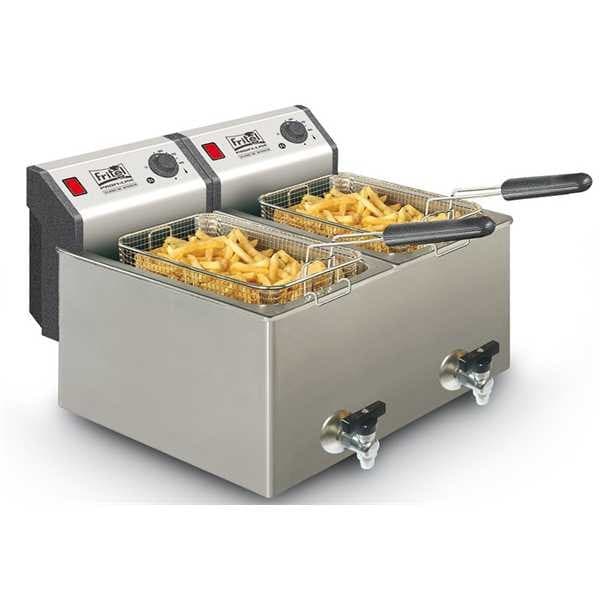 Fritel Profesjonell frityrgryte 16 liter rustfritt stål