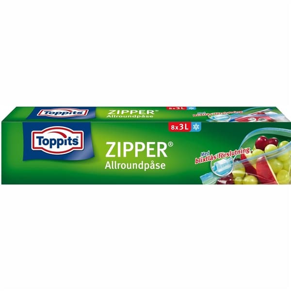 Toppits ZIPPER 3L 12stk DFP