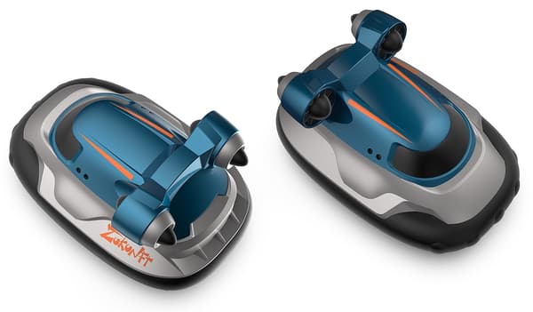 2.4G Mini Hovercraft - Radiostyrt luftputebåt, 1:16, Blå