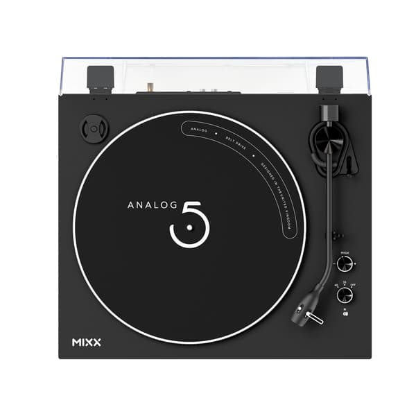 MIXX Vinyylilevysoitin Analog 5 Stereo Musta