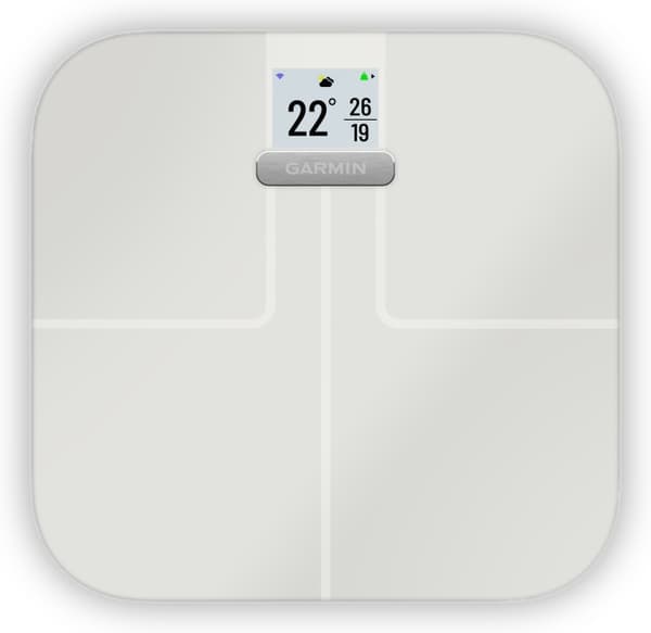 Garmin Index S2 smartvekt, hvit