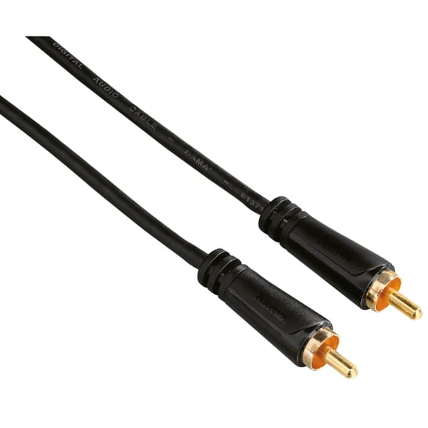 Hama digital audiokabel RCA 1,5m gull TL