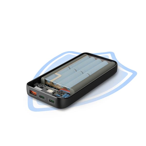 Hama Powerbank Pd 10000mah 2xUSB-C+1xUSB-A Antrasiitti
