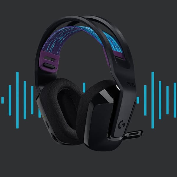 Logitech G535 LIGHTSPEED Wireless Gaming Headset, Black