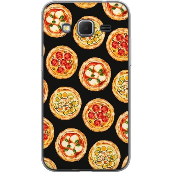 Mobildeksel til Samsung Galaxy Core Prime med Pizza motiv