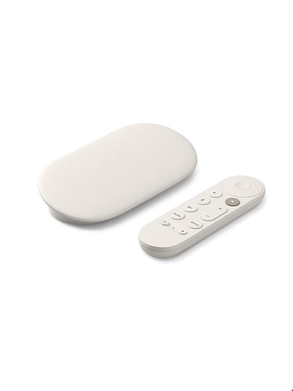 Google Mediaspelare Google TV Streamer 4K, Bundle - Porcelain Google