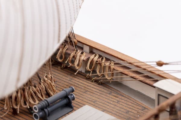 1:75 Cutty Sark - Skrog i tre