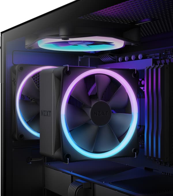 NZXT T120 RGB-CPU-køler, sort