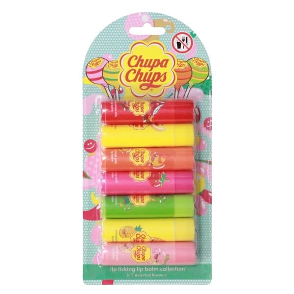 Chupa Chups Lip Licking Lip Balm Collection 7pcs