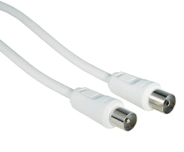 Hama Kabel Antenn 75dB Vit 7.5m
