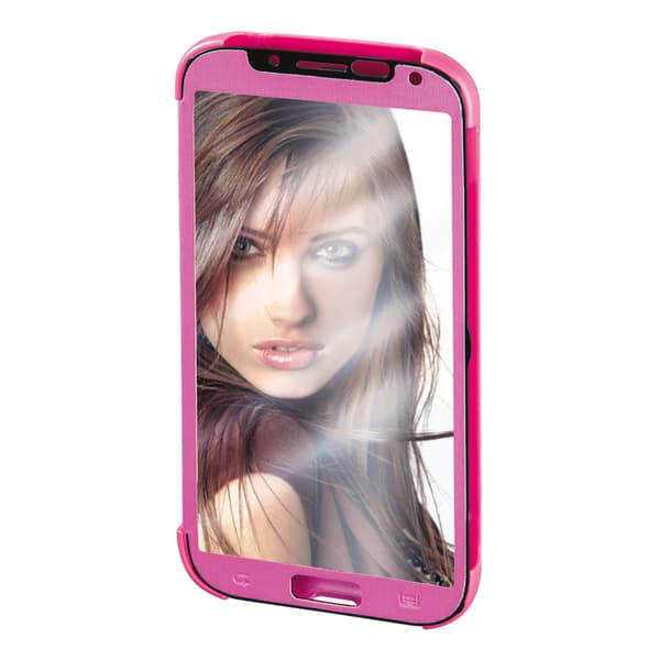 Hama Samsung S5 Booklet Mirror Touchwindow Pink