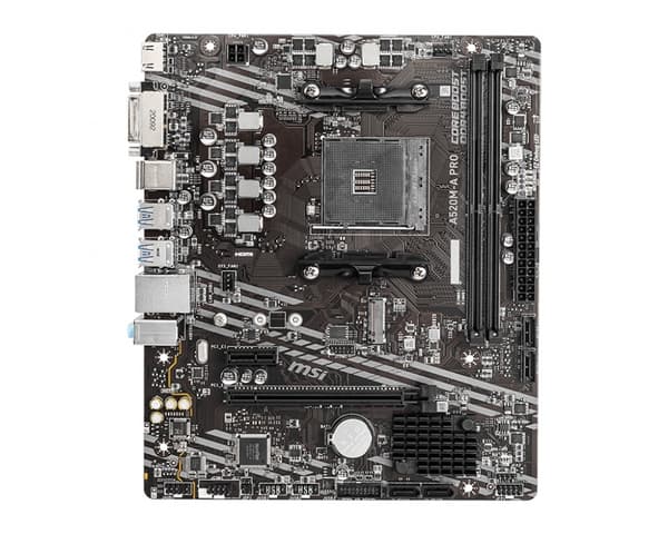 MSI A520M-A PRO Micro-ATX  AM4 AMD A520