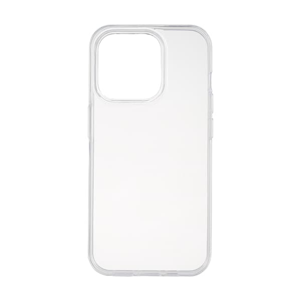 Essentials iPhone 15 Pro TPU bakdeksel, gjennomsiktig