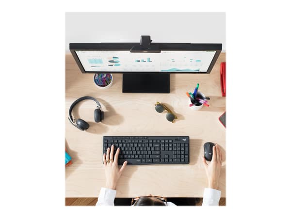 Logitech MK295 Silent Wireless Combo Keyboard RF Wireless QWERTY American i