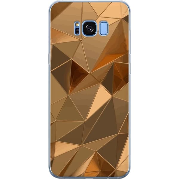 Mobildeksel til Samsung Galaxy S8 med 3D Gull motiv