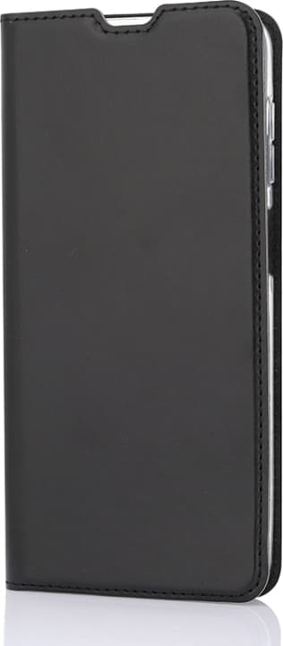 Wave BookCase -suojakotelo, Samsung Galaxy A12, musta