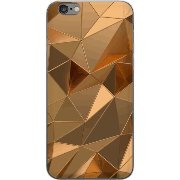 Mobildeksel til Apple iPhone 6s Plus med 3D Gull motiv