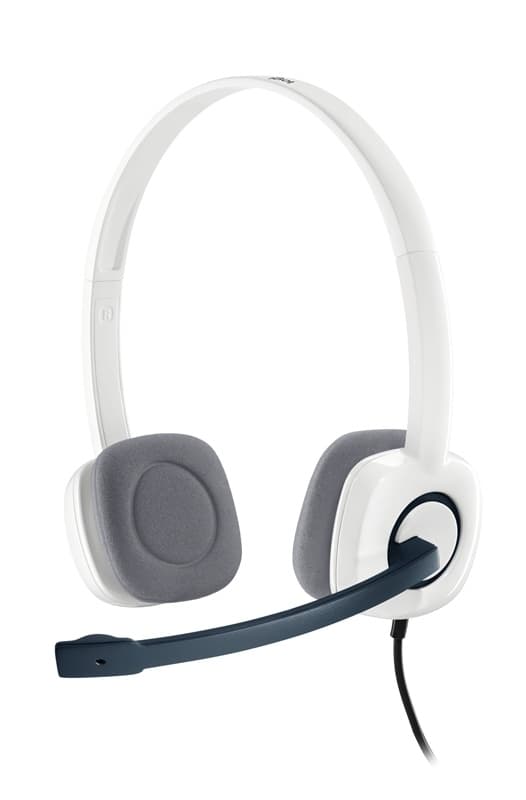 Logitech H150 Hodesett hodebøyle hvit