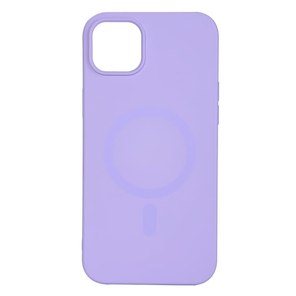 Essentials iPhone 14 Plus Mag-bakdeksel i silikon, lilla