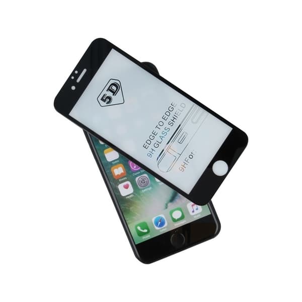 Forever 5D hærdet glas til Samsung S10e sort ramme