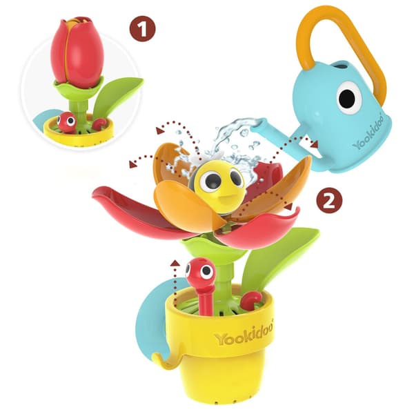 Yookidoo Peek-a-Bee badekar blomst - (YO40221)